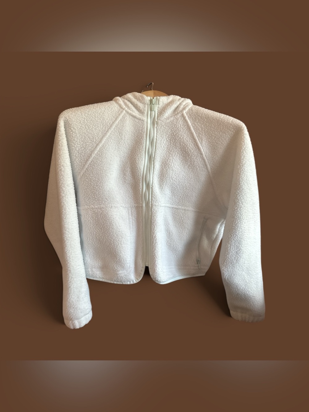 Aritzia Sunday Best Polar Fleece Zip-Up Jacket Zip Up Pockets Chic Winter Jacket